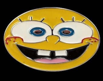 Spongebob Squarepants Enamel Belt Buckle Novelty Collectible Cartoon