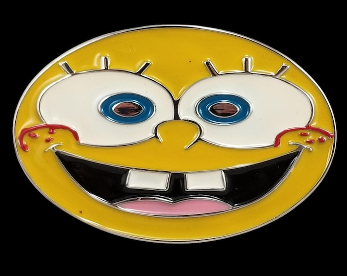 Spongebob Squarepants Enamel Belt Buckle Novelty Collectible Cartoon