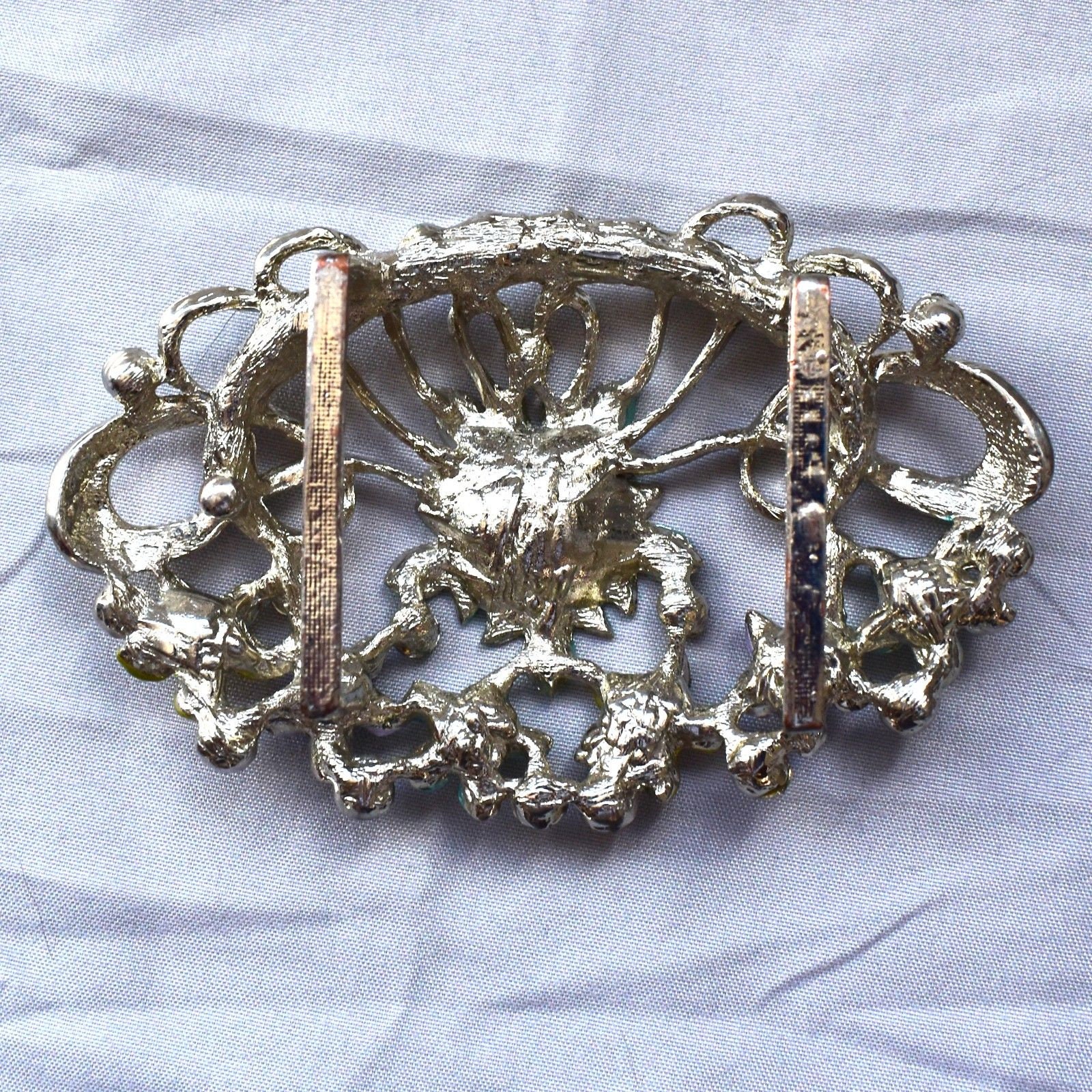 Vintage Belt Buckle Women\'s Unisex Sash Flowers Floral Colorful Victoria Art-Dec Vintage Belt Buckle Women main image 2