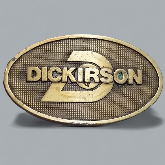 Vintage Belt Buckle The Dickirson Corporation Oil Field West Virginia WV