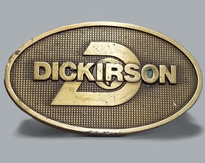 Vintage Belt Buckle The Dickirson Corporation Oil Field West Virginia WV
