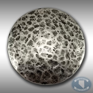 Vintage Belt Buckle Women&#39;s Round Circle Hammered Leopard Print Made In Taiwan