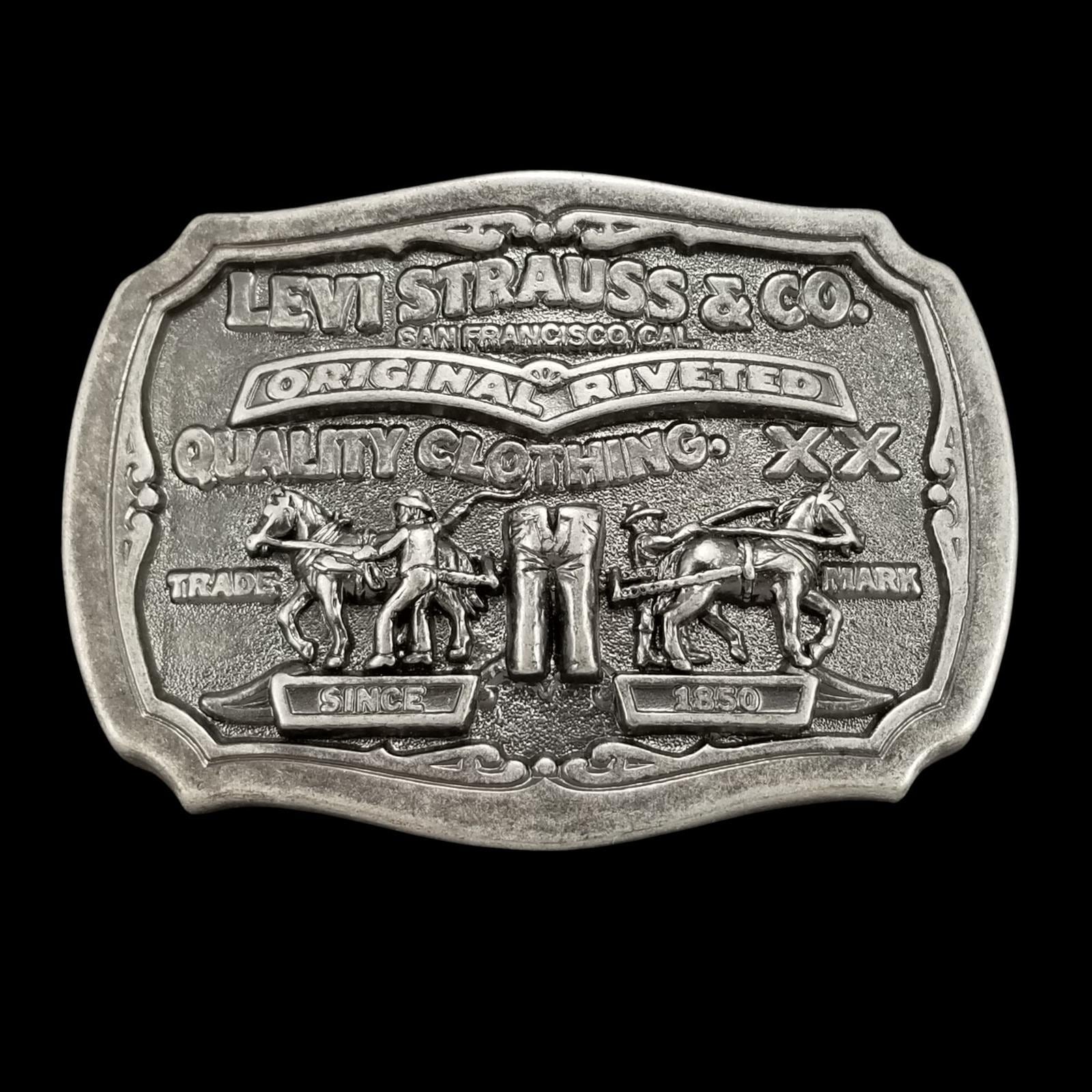 ?LEVI’S LEVI STRAUSS & CO Silver unisex belt buckle Vintage Levi main image 3