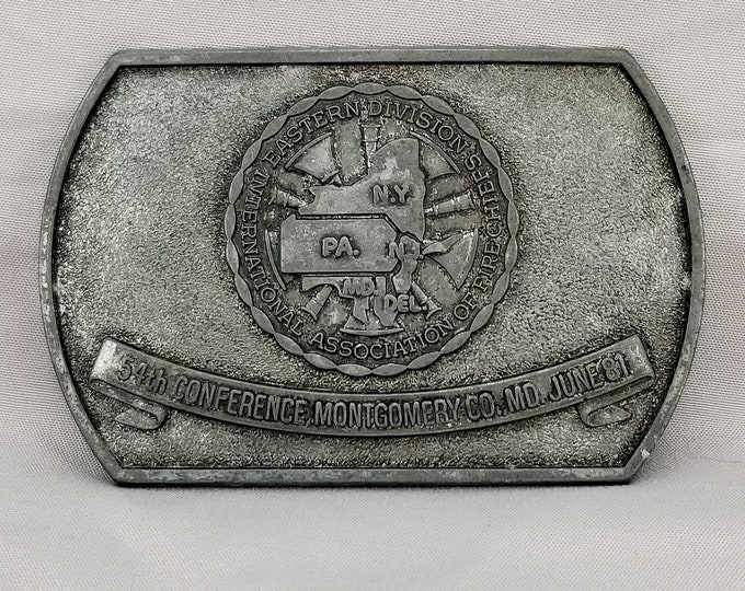 Belt Buckle Eastern Division International Association Of Fire Chiefs 54th Confe
