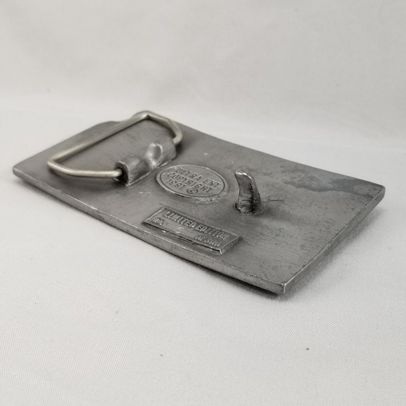 Vintage Belt Buckle 1991 Underground Overhead Metering School Garden City Kansas View 6