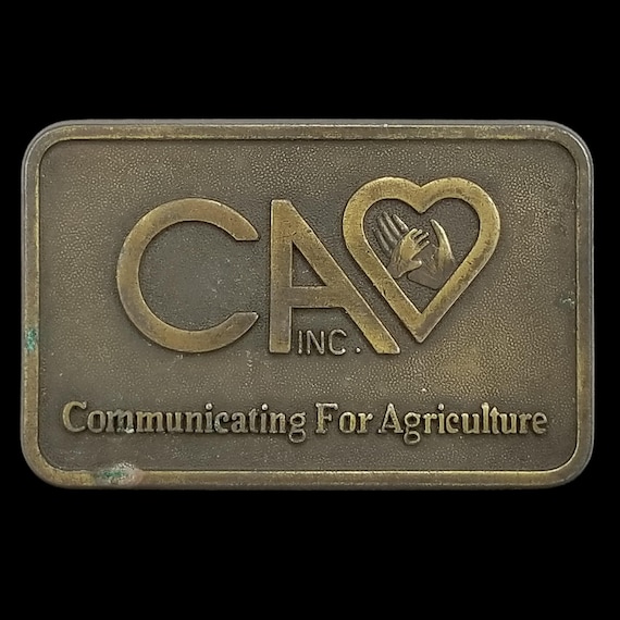 Vintage Belt Buckle CA Communicating For Agriculture Scholarship And Education