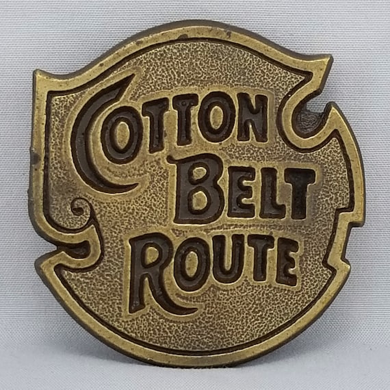 Vintage Cotton Belt Route Jimm Watson 1976 Made in USA Belt Buckle