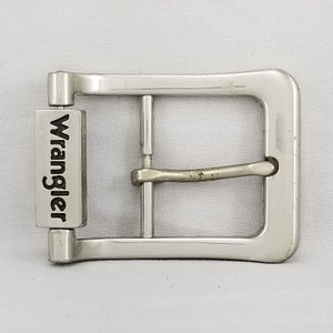 Vintage Belt Buckle Wrangler Pin Buckle Western Cowboy Jeep Rodeo Horse Rider