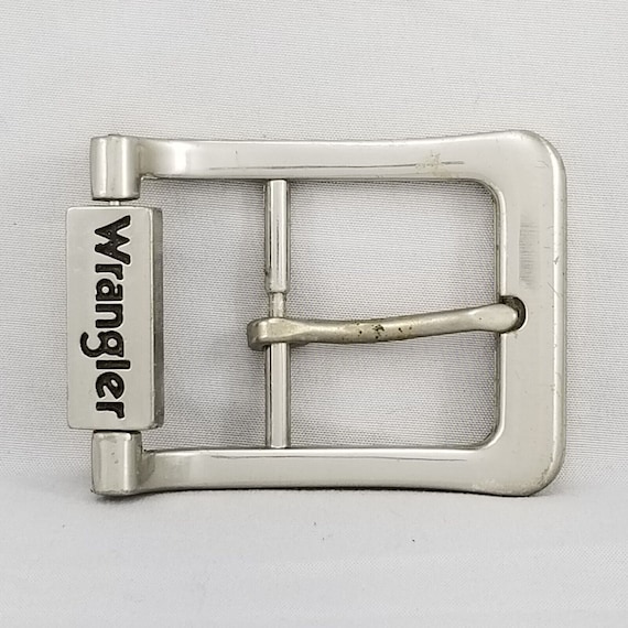 Vintage Belt Buckle Wrangler Pin Buckle Western Cowboy Jeep Rodeo Horse Rider