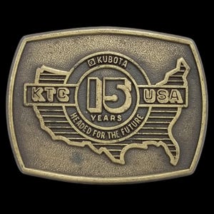 Kubota Belt Buckle - Etsy display picture 2
