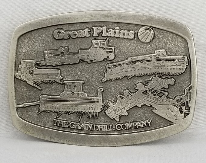 Vintage Plains Belt Buckle, 10th Anniversary Edition, USA Made