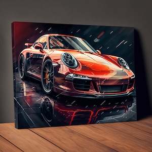 Porsche Car Wall Art