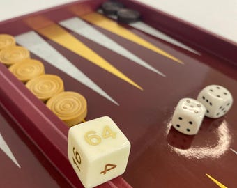 Stunning Vintage Italian 'dal Negro' Walnut 'cassette' Backgammon