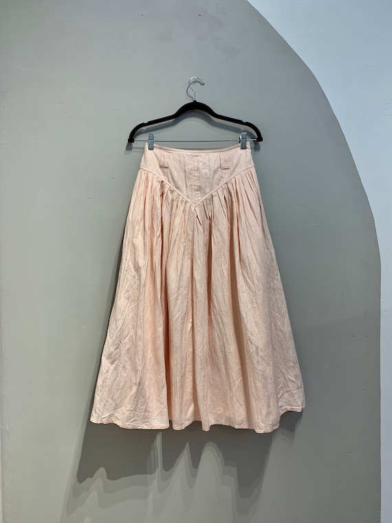 Vintage 80s Liz Claiborne Pink Full Skirt sz 6