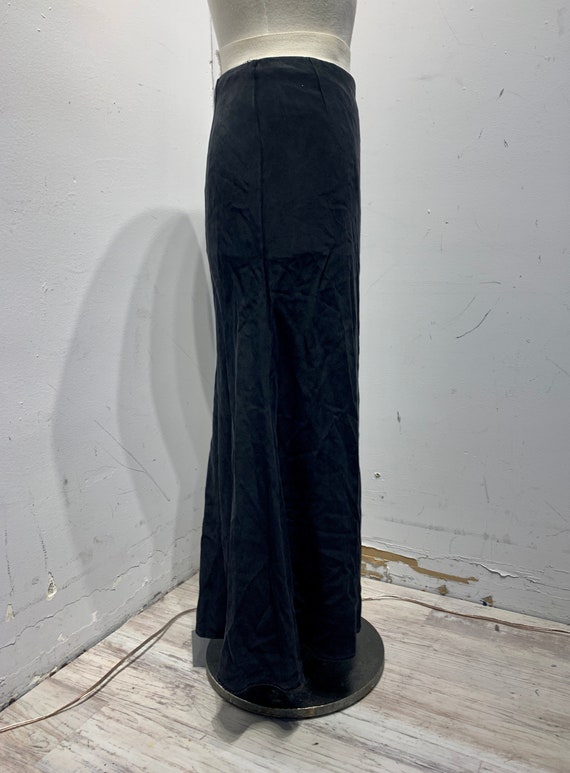 Vintage 90s Jeri Rice Glam Silk Maxi Skirt - image 5