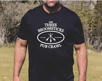 Three Broomsticks Pub Crawl T-Shirt - Wizard World HP Fan Tee