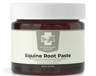Equine Paste (Horse Ointment) for Equine Species & Farm Livestock Sarcoids | 2oz (56.7g) | Horse Lover's Gift, Farm Fresh, Effective