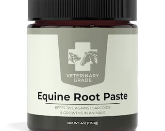 Pasta equina (ungüento para caballos) para especies equinas y sarcoides de ganado agrícola / 4 oz (113,4 g) / Regalo para amantes de los caballos, fresco de granja, eficaz