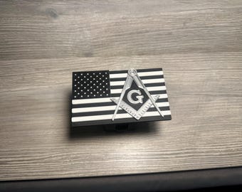 Freemason Durable 3D printed Trailer Hitch Receiver Cover - Fits 2-Inch Hitches - Weatherproof Protection