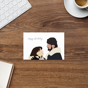 Rocky and Adrian happy birthday Greeting card