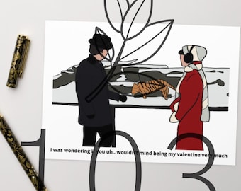Rocky and Adrian Valentines Day Card