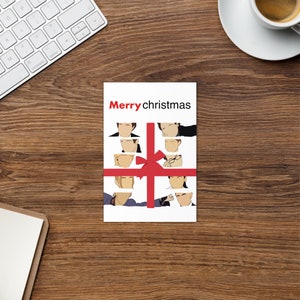 Liebe eigentlich frohe Weihnachten Grußkarte