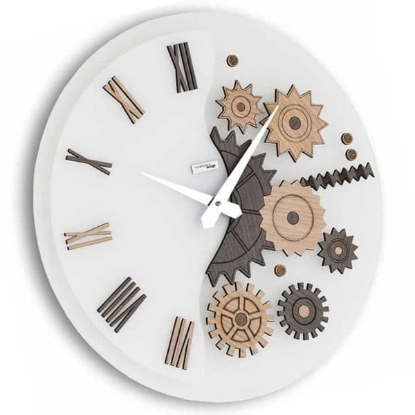 Gear Wall Clock DXF, Watch Models, Wall Decor Clocks, DXF Files for Laser Cut File, Cnc Cut File Collection, Vector Plan, Cnc Router File
