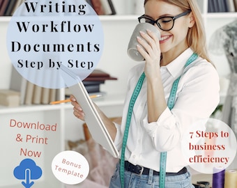 A guide to Writing Workflow Documents to improve business efficiency.