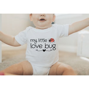 Baby Short Sleeve Onesie®, My Little Love Bug, Love Bug, Cute Onesie,