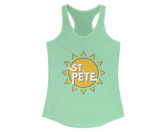 St. Pete | Ladies Racerback Tank (Slim Fit)