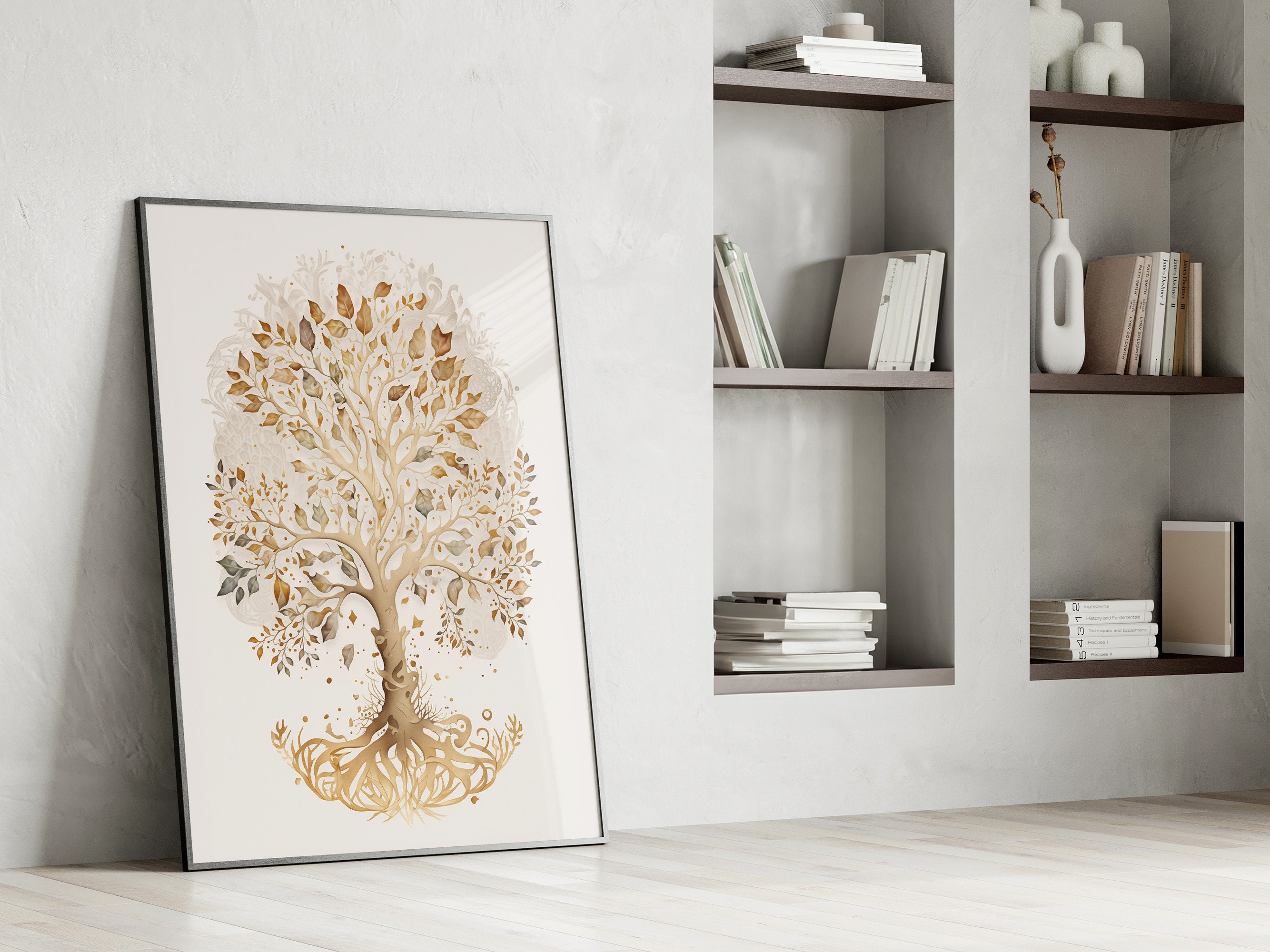 Baum des Lebens, Digitaler Download, Yoga Wandbild, Meditation Deko