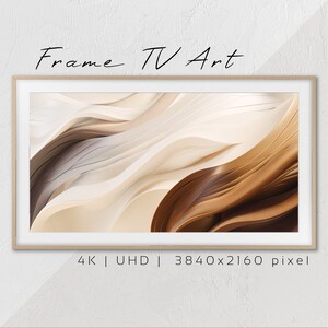 Samsung Frame TV Art, Abstract Harmony, Modern Samsung Download, Pastel Frame TV Art, Digital TV Art Download, Dynamic, Floating, Aesthetic