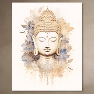 Buddha Wall Art, Digital Download, Printable Spiritual Poster, Sangha ...