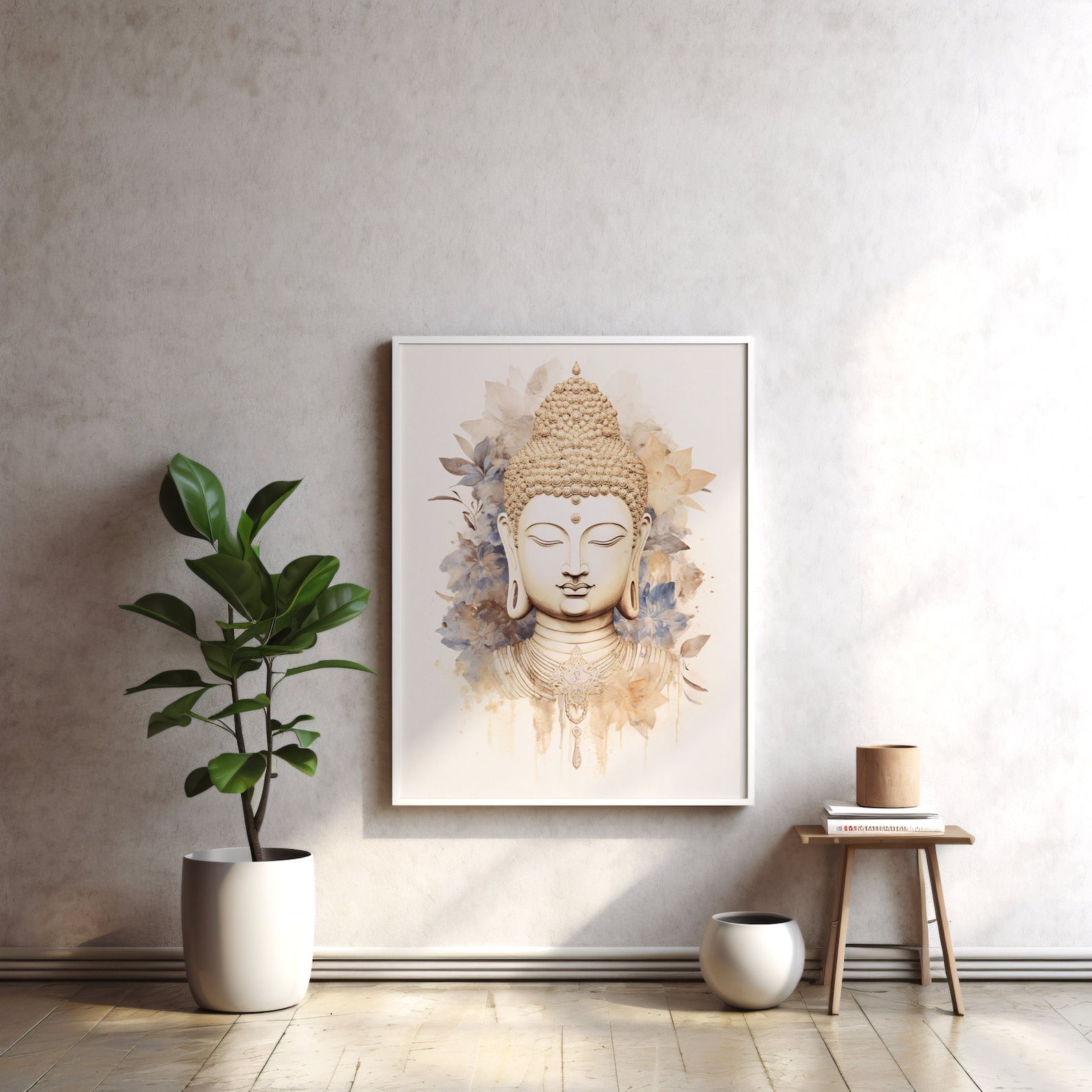 Buddha Wall Art, Digital Download, Printable Spiritual Poster, Sangha ...