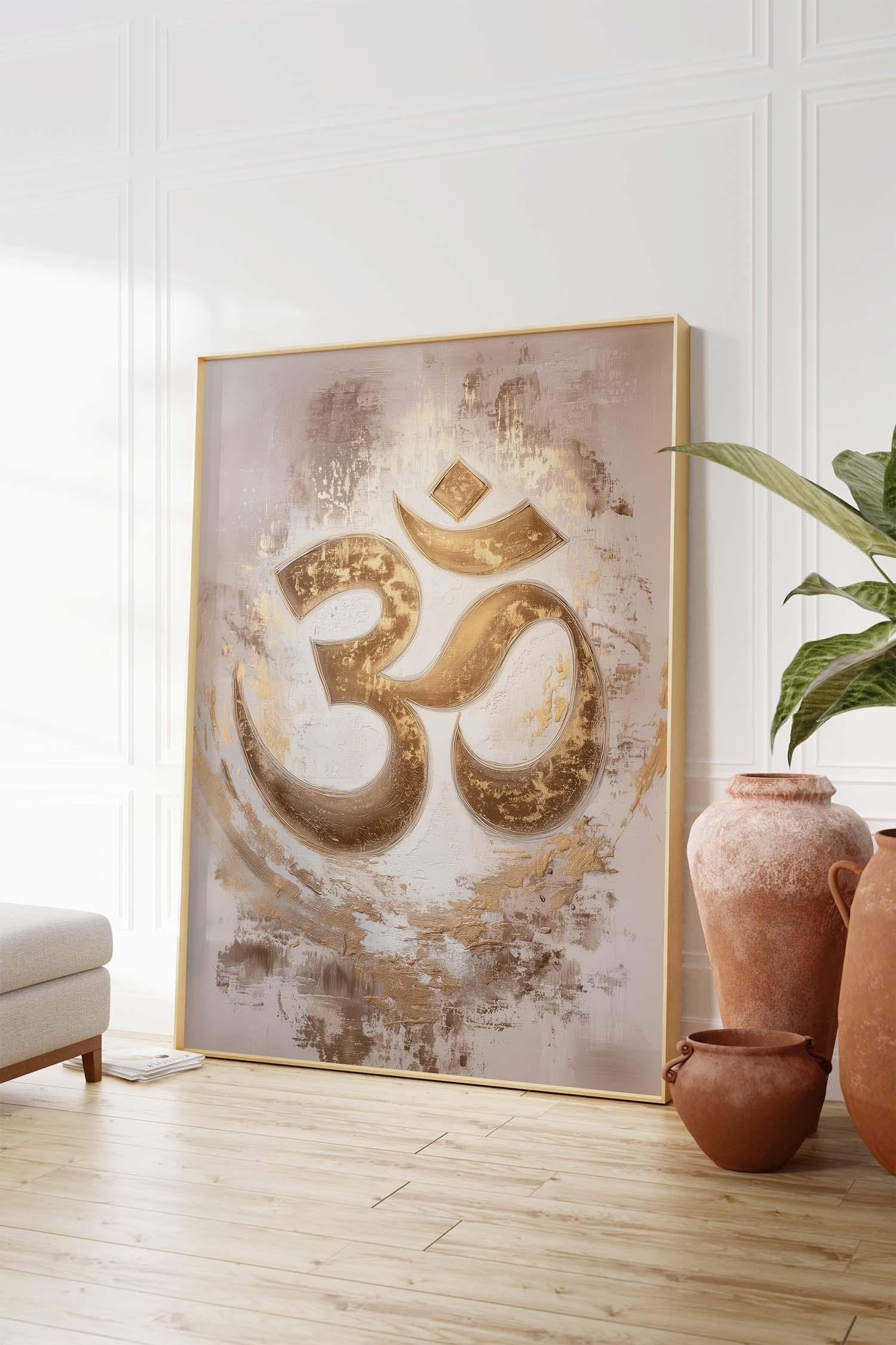 Lot 10 Symboles Om / Aum En Bois – 12.7 × 11.7 Cm – Décoration Zen, Mariage & Artisanat