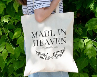 Angel Tote Bag / Gift For Her / Self Love Tote / Cute Shoulder Bag / Pretty Tote Bag / Canvas Tote Bag / Angel Bag / Heaven / Everyday Bag