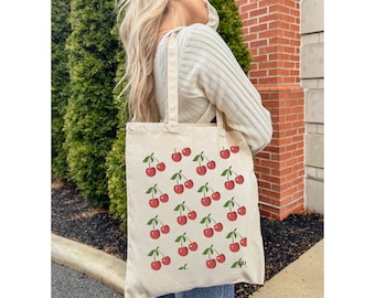 herlipto cherry tote bag espresso