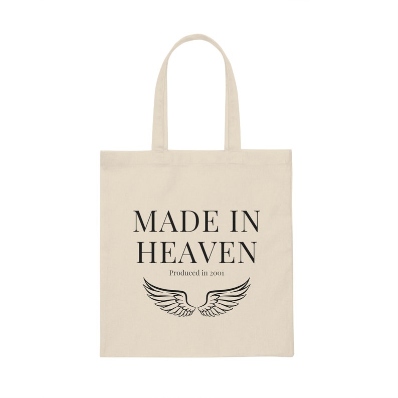 Angel Tote Bag / Gift For Her / Self Love Tote / Cute Shoulder Bag / Pretty Tote Bag / Canvas Tote Bag / Angel Bag / Heaven / Everyday Bag Bild 5