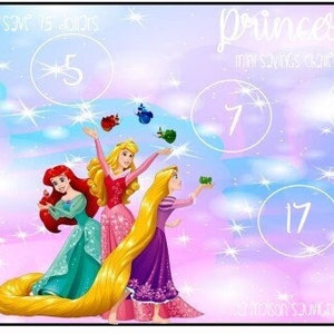 Princess Mini Savings Challenge (Digital)