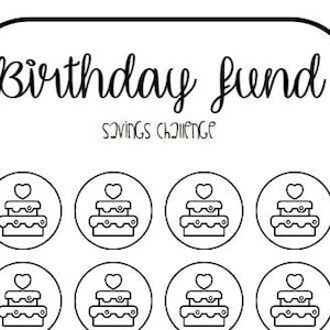 Birthday Fund Savings Tracker (Digital)