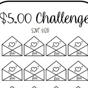 5 Dollar Savings Challenge