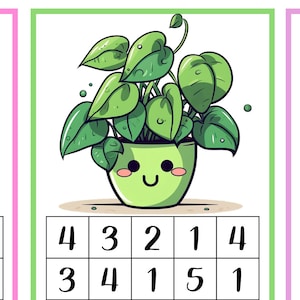 Kawaii Plants Mini Challenges|A6 Savings Challenge