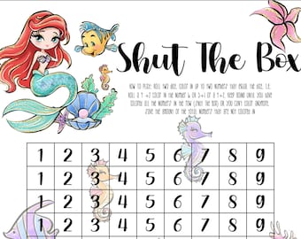 Ariel&#39;s Shut the Box