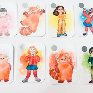 Turning Red Mini Cards|Scratch Off| Save 50