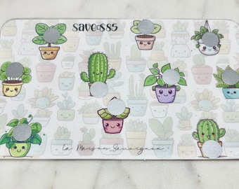 Kawaii Plant Savings Challenge|Save 85 Dollars| Cash Stuffing