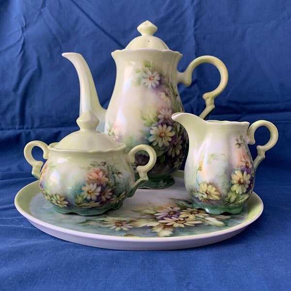 Hand Painted Tea Set Etsy