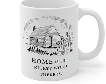 Cottagecore Gift Mug Little House on the Prairie Gifts for Her Cute Women Gifts Mom Gift Laura Ingalls Wilder Quote Classic Books