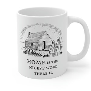 Cottagecore Gift Mug Little House on the Prairie Gifts for Her Cute Women Gifts Mom Gift Laura Ingalls Wilder Quote Classic Books