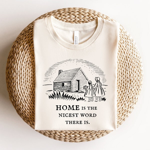 Little House on the Prairie Gifts Cottagecore Shirt Regalos inspiradores Laura Ingalls Wilder Quote Shirt Camisas lindas para mujeres Regalos