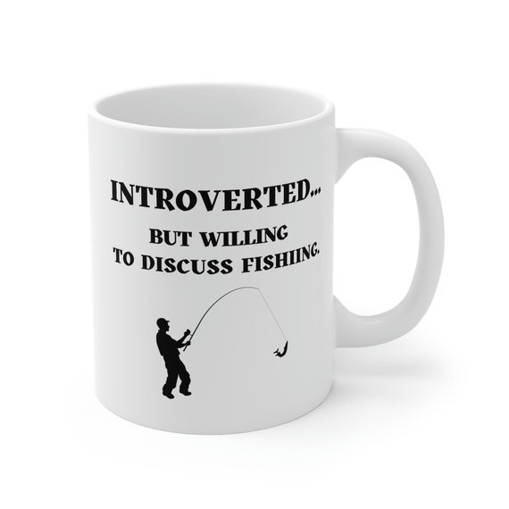 Fishing Gifts for Men Funny Introvert Gift for Fisherman Gift for Dad Mug  Funny Friend Gift -  Canada